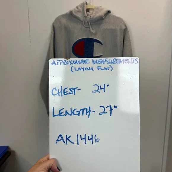 Champion Reverse Weave Pullover Hoodie Large Logo - Picture 15 of 15